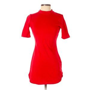 🛑TEMPORARY HOLD🛑 NWOT Diosa Sexy Red Mock Neck Bodycon Mini Dress